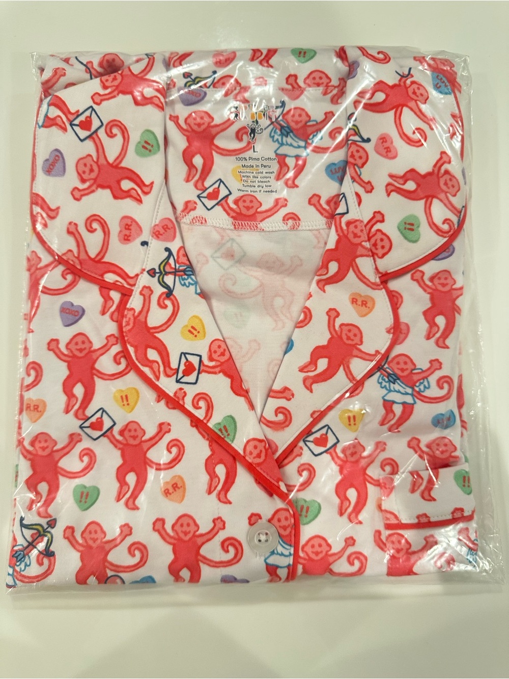 Roller Rabbit Be My Monkey  Pajama Set